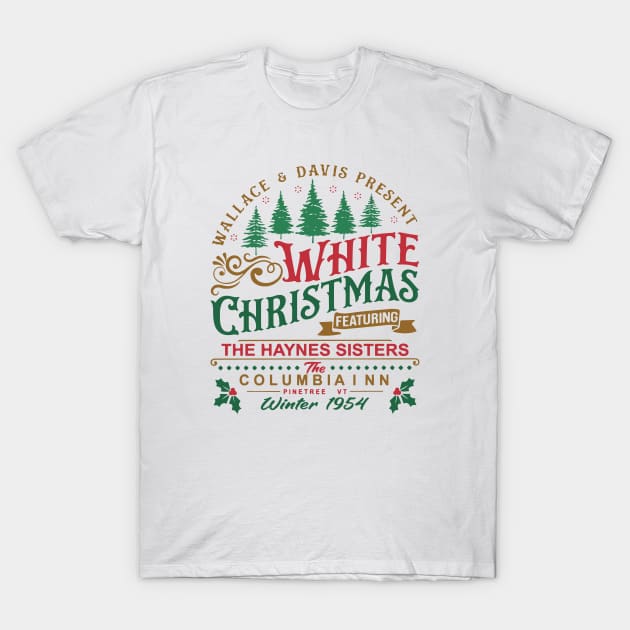 White Christmas T-Shirt by Wacalac